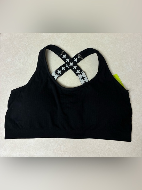 Wildfang Other - Wildfang Black Sports Bralette with Contrast Cross Straps